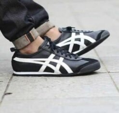 Branded Tiger Sneakers Mexico 66 Black White For Men's